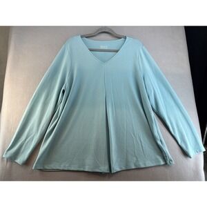 Demin & Company‎ Long Sleeve Top, Plus Size 1X, Casual, Workwear